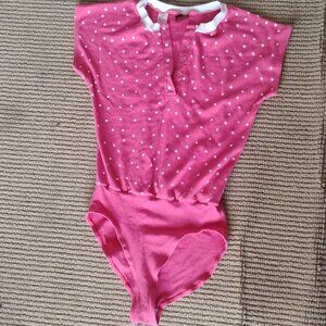 Vintage Body Moves Polka Dot Bodysuit